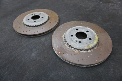 Set 2 Rear Left & Right Disk Brake Rotor A2234233400 Mercedes S580 W223 2021-24 - Image 2