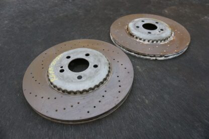 Set 2 Rear Left & Right Disk Brake Rotor A2234233400 Mercedes S580 W223 2021-24 - Image 3