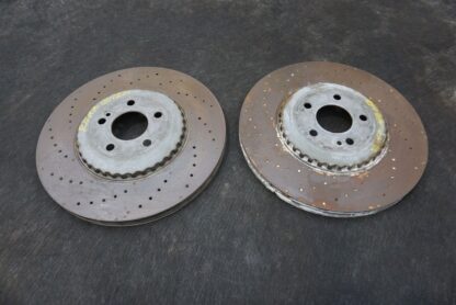 Set 2 Rear Left & Right Disk Brake Rotor A2234233400 Mercedes S580 W223 2021-24