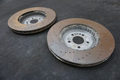 Set 2 Rear Left & Right Disk Brake Rotor A2234233400 Mercedes S580 W223 2021-24 - Image 5