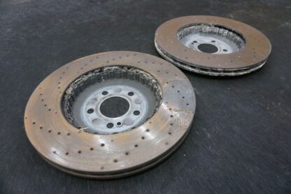 Set 2 Rear Left & Right Disk Brake Rotor A2234233400 Mercedes S580 W223 2021-24 - Image 6