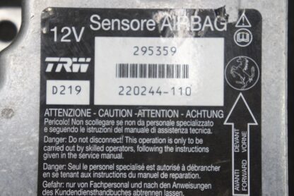 Air Safety Bag Control Sensor Module ECU 295359 OEM Ferrari California T 2015-18 - Image 4