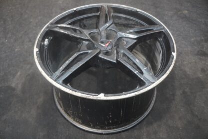 Rear 20X11" Inch Black 5 Spoke Wheel Rim 84785087 Chevrolet Corvette C8 *Note*