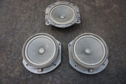 Set 3 Front Rear Door Mid Woofer Speaker 1004833-02-A Tesla Model X/S 75D 12-20