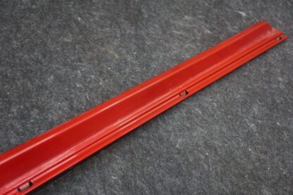 Left Rocker Panel Skirt Scuff Plate Trim Red 1012215-00-F Tesla Model S 2012-20 - Image 3