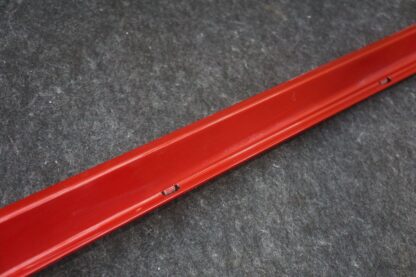 Left Rocker Panel Skirt Scuff Plate Trim Red 1012215-00-F Tesla Model S 2012-20 - Image 4