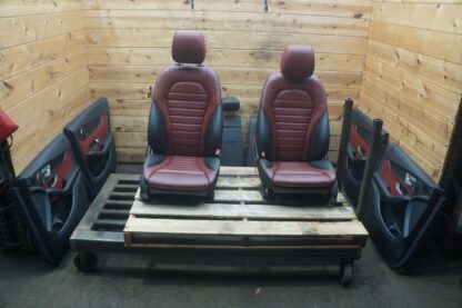 Set Front Rear Seat & Door Trim Red OEM Mercedes Glc43 Glc63 253 2017-23 *NOTE*