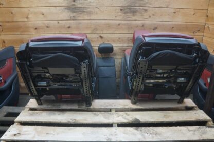 Set Front Rear Seat & Door Trim Red OEM Mercedes Glc43 Glc63 253 2017-23 *NOTE* - Image 7