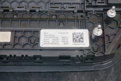Front Hvac Climate Control Radio Switch Panel ceramic 61317947903 M550i 18-20 - Image 5