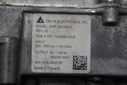 High Voltage Gen 2 DC Power Converter Unit 1028665-00-B OEM Tesla Model S 2015 - Image 5