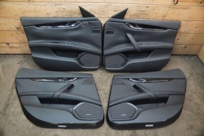 Set Front Rear Interior Door Trim Panel 670060144 Maserati Quattroporte M156 16