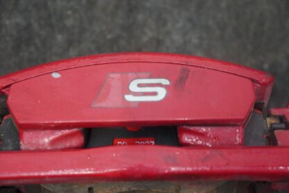 Front Left Driver Side Brake Caliper & Bracket Red 8V0615123F Audi S3 2016-20 - Image 5