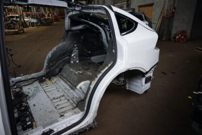 Rear Left Quarter Panel Body Structural Metal Cut Tesla Model X 75D 2016 - Image 2